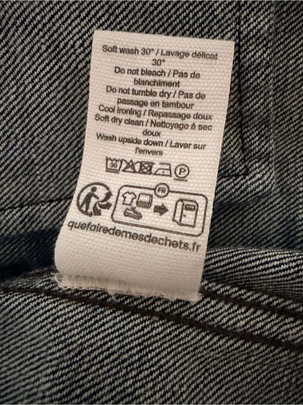 Lemaire Unisex Boxy Denim Jacket Indigo - Picture 6 of 8